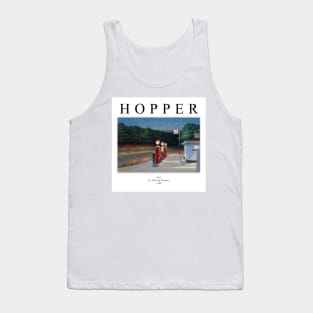 High Resolution Edward Hopper Painting Gas 1940 Tank Top